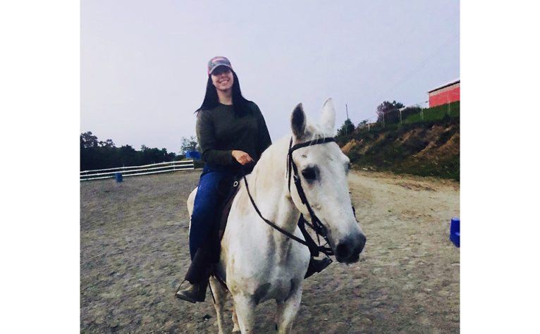 Jessie horseback riding